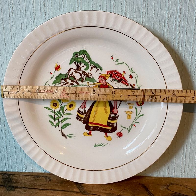 Solbakken, tallerken, 24 cm