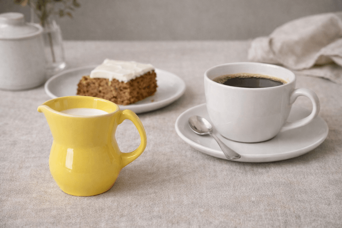 Smørgås, fløtemugge, Stavanger Flint