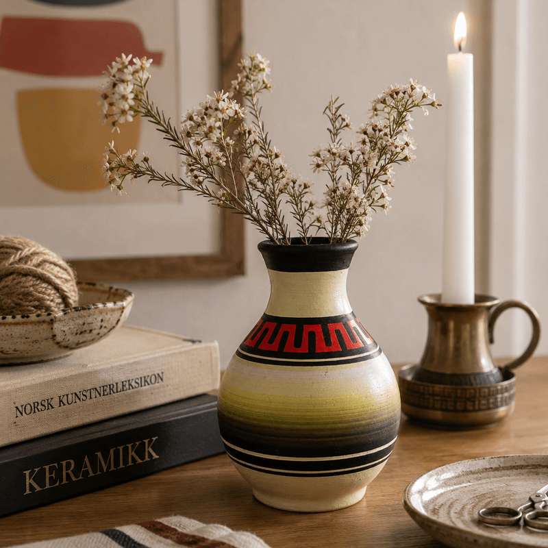 Retro keramikkvase